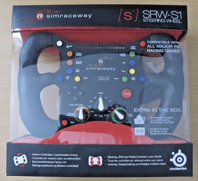 SteelSeries Simraceway SRW - S1 Gaming Steering Wheel USB PC - MagsTag