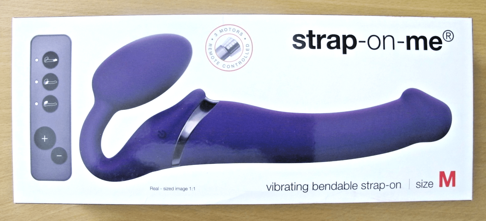 Strap-On-Me Vibrating 3 Motors USB Rechargeable strap-on MEDIUM Massager - MagsTag