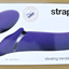 Strap on Me Vibrating Bendable Strapless Strap on Large Purple Massager New - MagsTag