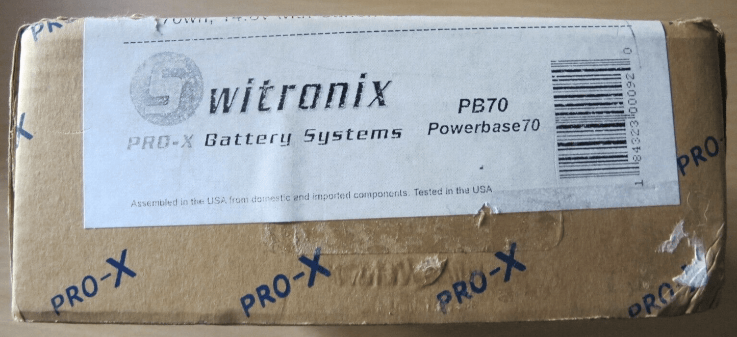 Switronix PB70 - BMCC Pro - x Lithium Battery Pack Powerbase 70wh 14.8v Unused - MagsTag