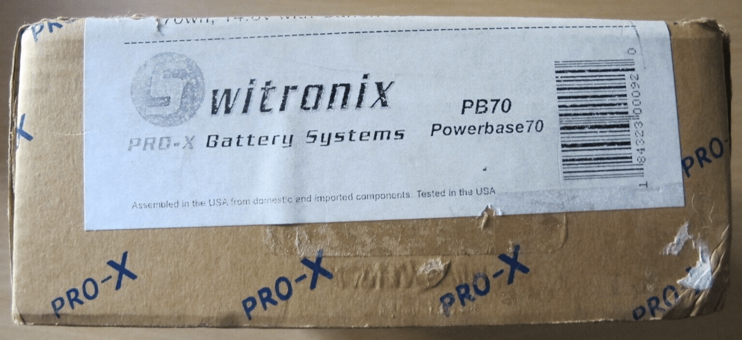 Switronix PB70 - BMCC Pro - x Lithium Battery Pack Powerbase 70wh 14.8v Unused - MagsTag