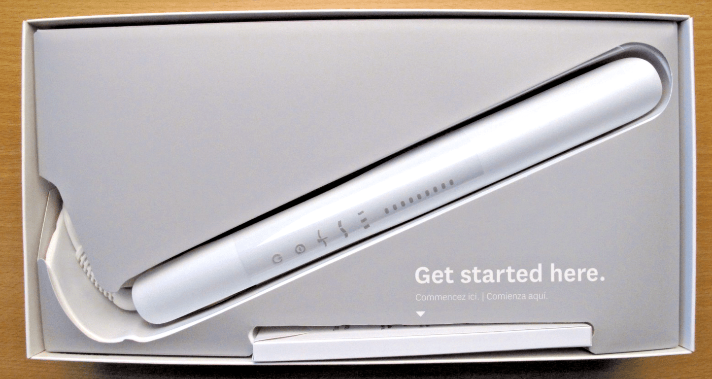 T3 LUCEA ID Hair Straightener White Rapid Heat Straightening & Styling Iron - MagsTag
