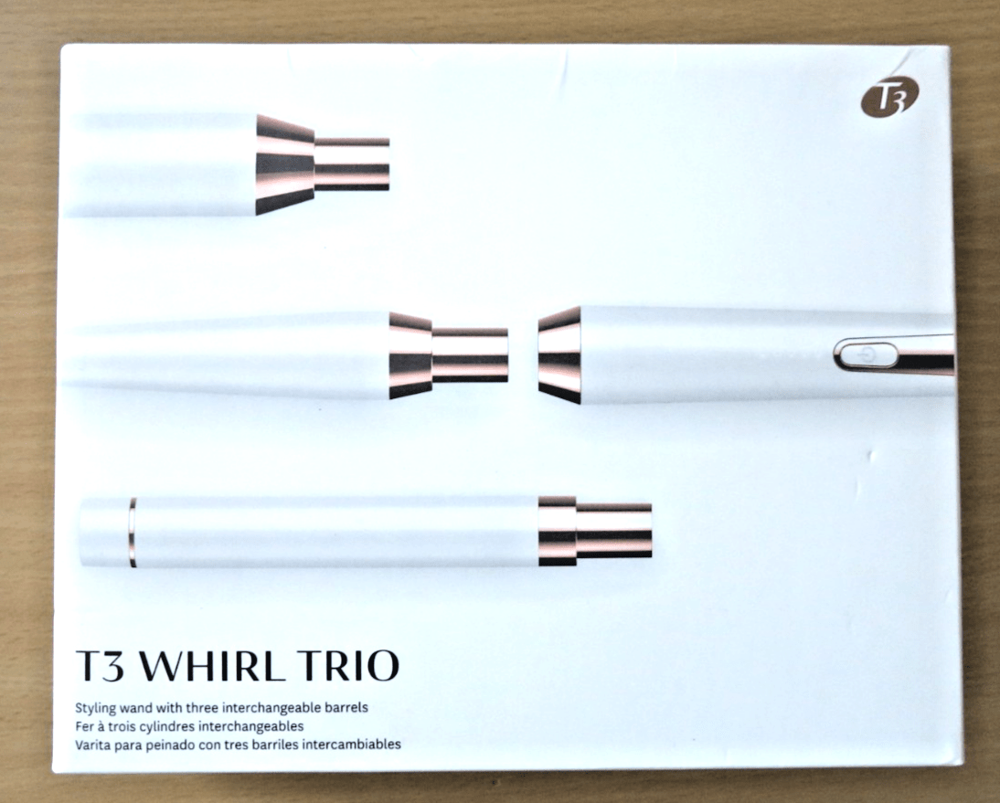 T3 Whirl Trio Styling Wand With Three Interchangeable Barrels Model 76583 White - MagsTag
