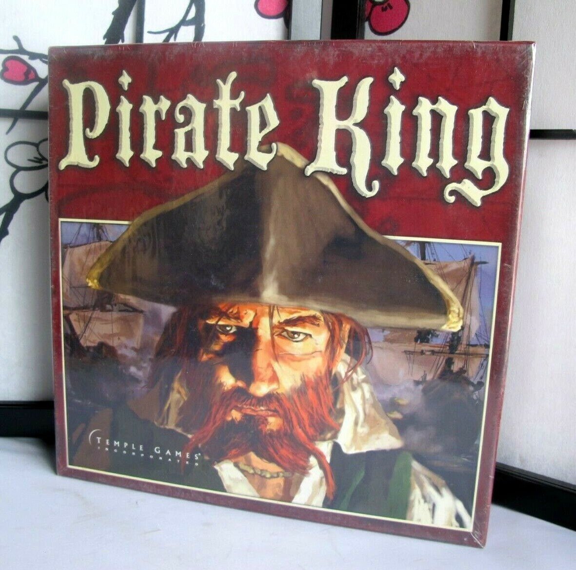 Temple Games Pirate King Board Game Nautical Adventure Naval Combat Treasure - MagsTag