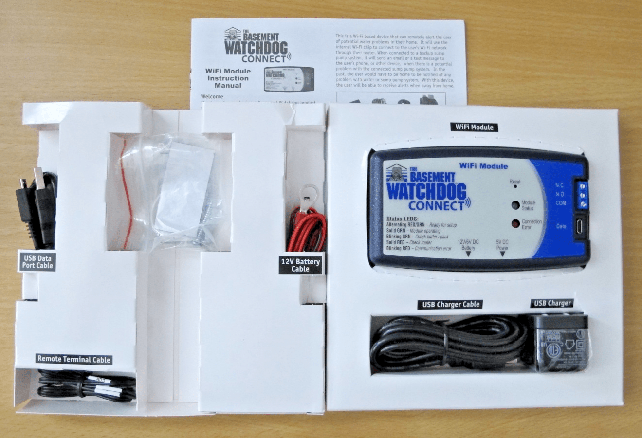 The Basement Watchdog Connect BW - WIFI Wi - Fi Sump Pump Module Unused - MagsTag