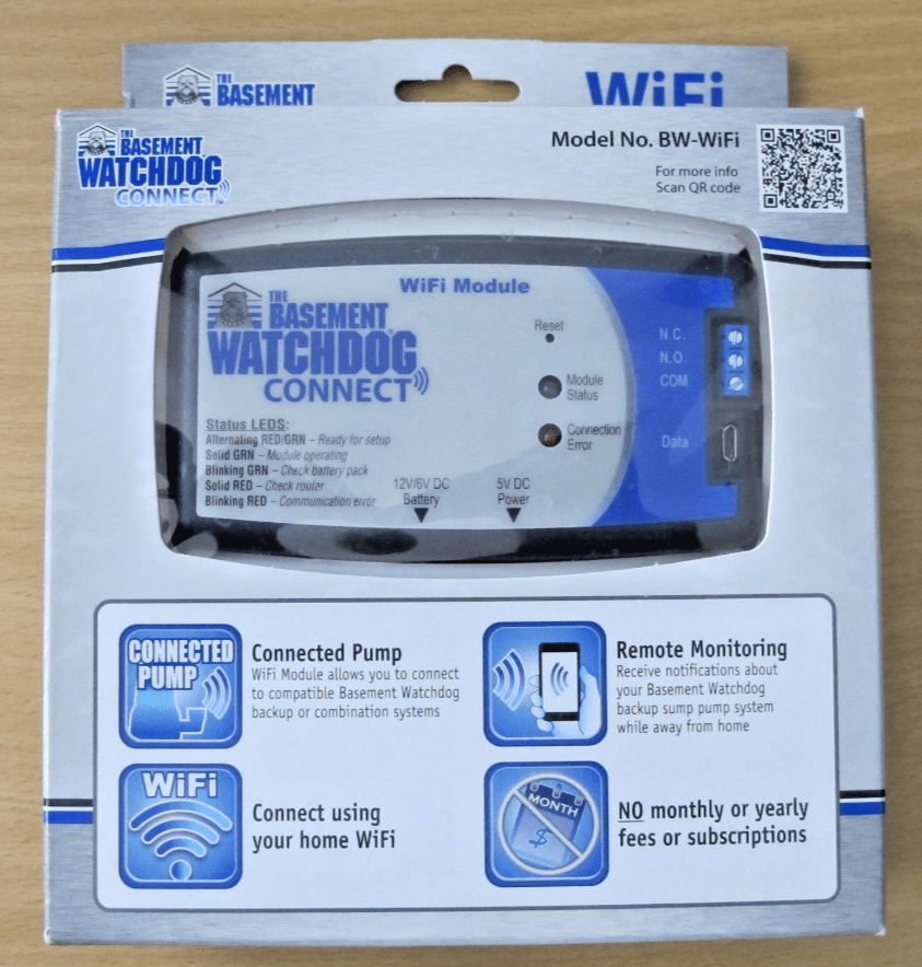 The Basement Watchdog Connect BW - WIFI Wi - Fi Sump Pump Module Unused - MagsTag