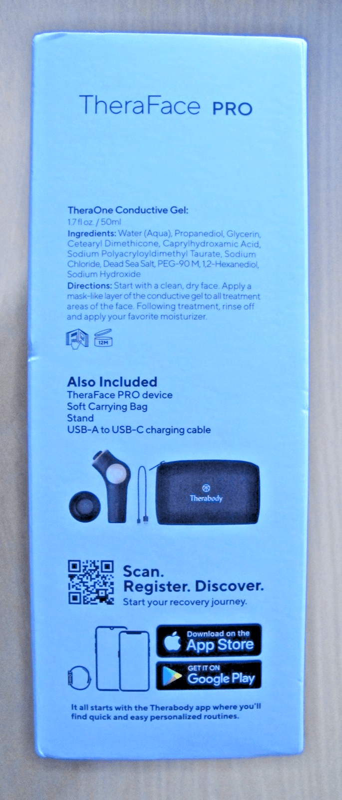 Therabody TheraFace PRO Facial Health Device Microcurrent Anti Wrinkle Skin Care - MagsTag