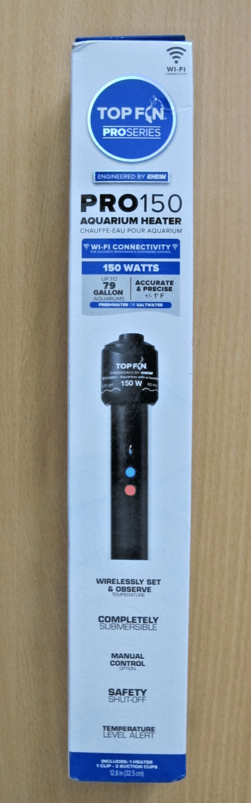 Top Fin Pro 150 Aquarium Heater 150W Up to 79 Gallons Open Box Unused - MagsTag