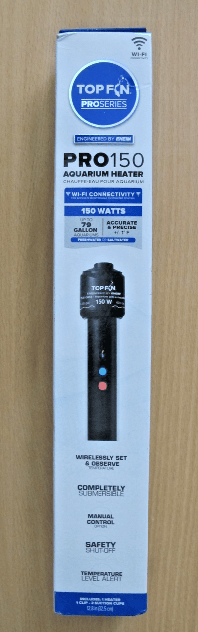 Top Fin Pro 150 Aquarium Heater 150W Up to 79 Gallons Open Box Unused - MagsTag
