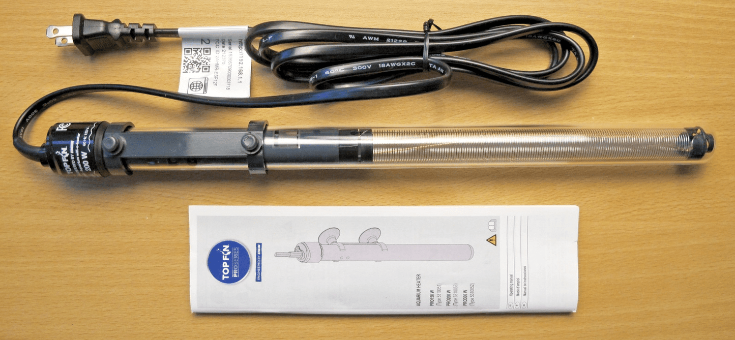 Top Fin Pro 200 200W Aquarium Heater Wi - Fi Connectivity Open Box Unused - MagsTag