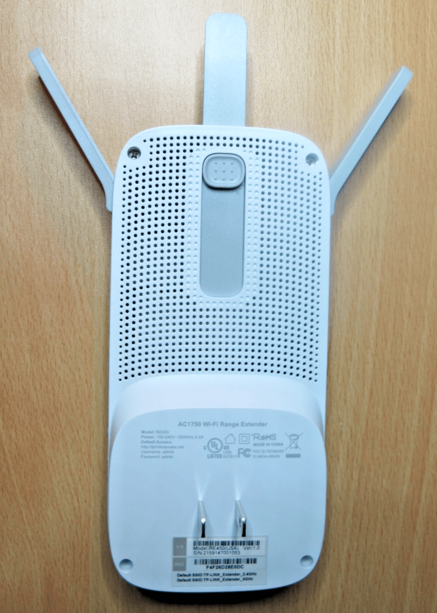 TP-LINK AC1750 Wi-Fi Dual Band Range Extender 1300 Mpbs 5GHz RE450 - MagsTag