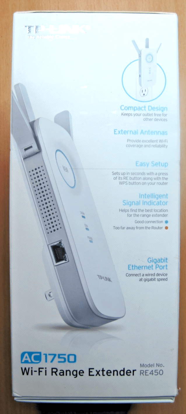TP-LINK AC1750 Wi-Fi Dual Band Range Extender 1300 Mpbs 5GHz RE450 - MagsTag