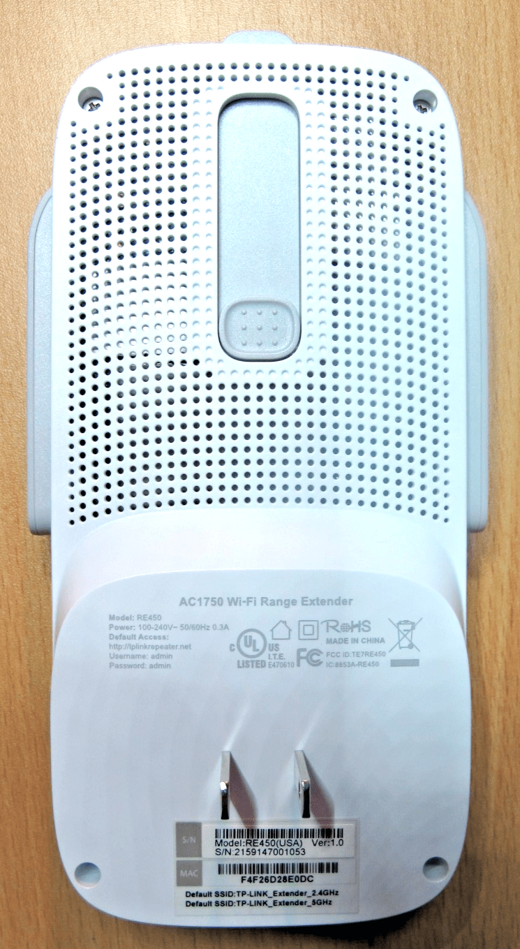 TP-LINK AC1750 Wi-Fi Dual Band Range Extender 1300 Mpbs 5GHz RE450 - MagsTag