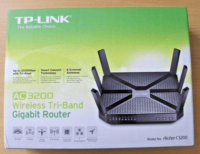 TP - LINK Archer C3200 1000 Mbps 4 Ports 1000 Mbps Wireless Router (ARCHERC3200) - MagsTag