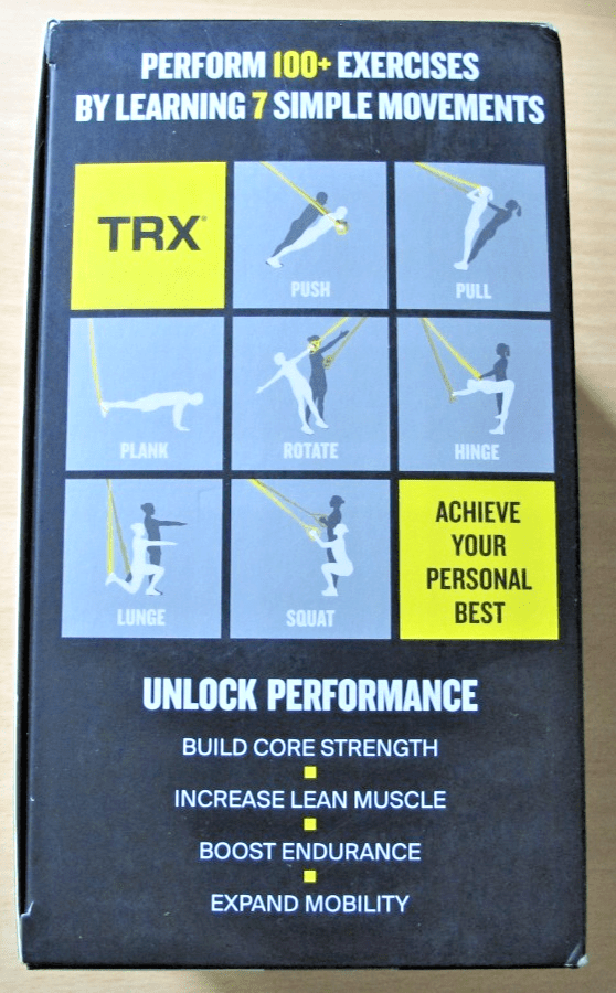 TRX Elite System Suspension Trainer Black Yellow PLUS 4 Resistance Bands - MagsTag