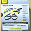 TRX Elite System Suspension Trainer Black Yellow PLUS 4 Resistance Bands - MagsTag