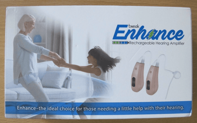 Tweak Enhance OTC Hearing Aid Sophisticated Sound Solution Double (Pair) Unused - MagsTag