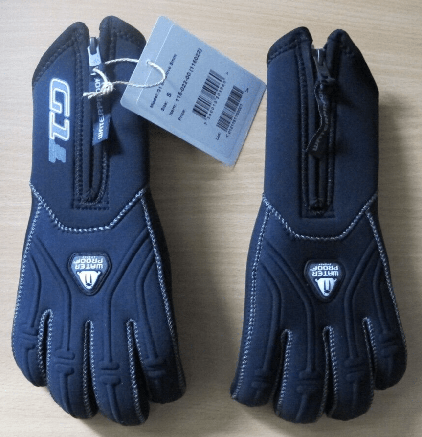 Waterproof G1 5F Glove 5mm S small - Cold Water Neoprene Wetsuit Glove Zipper - MagsTag