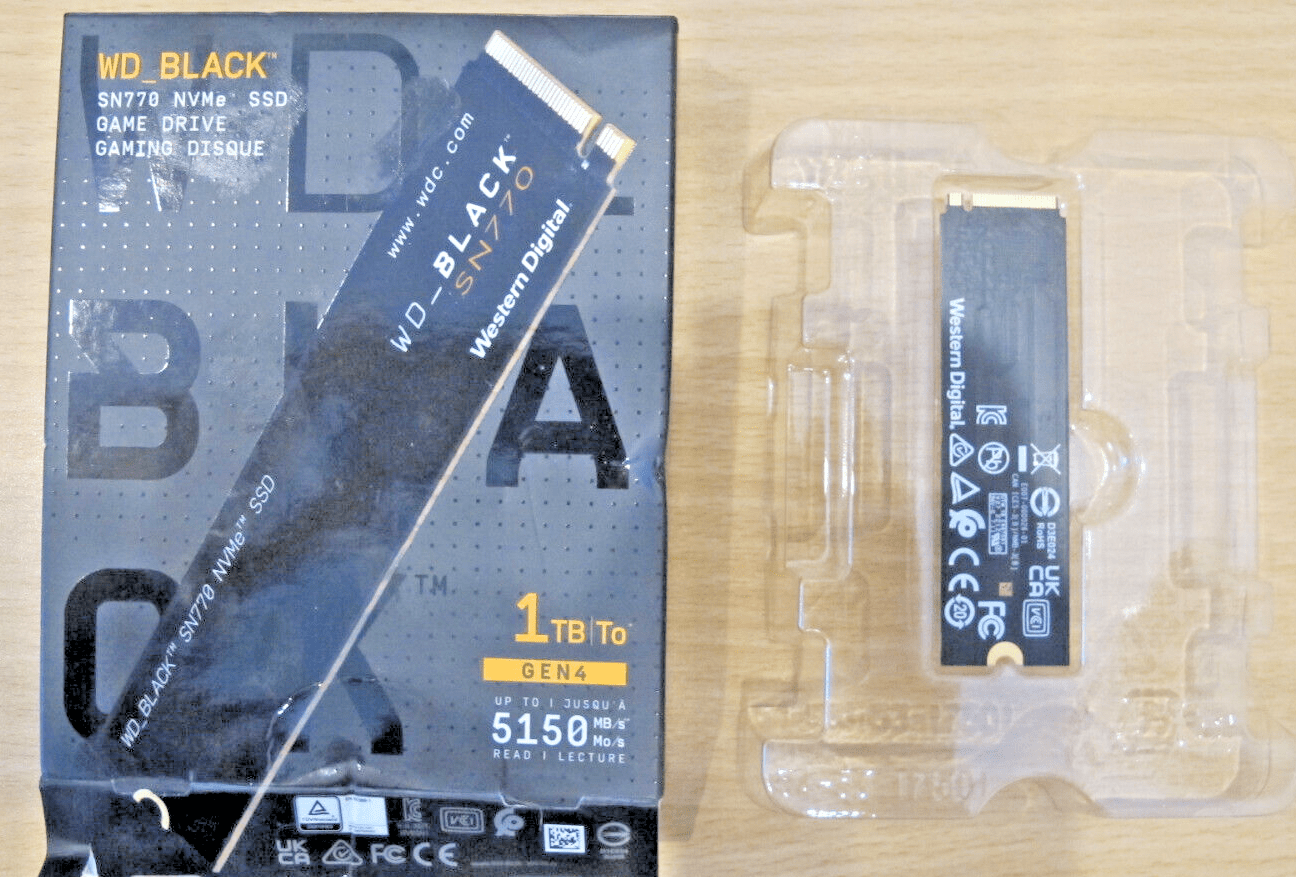WD Black SN770 NVMe SSD Game Drive Gaming 1TB Gen 4 Up To 5150MB - MagsTag