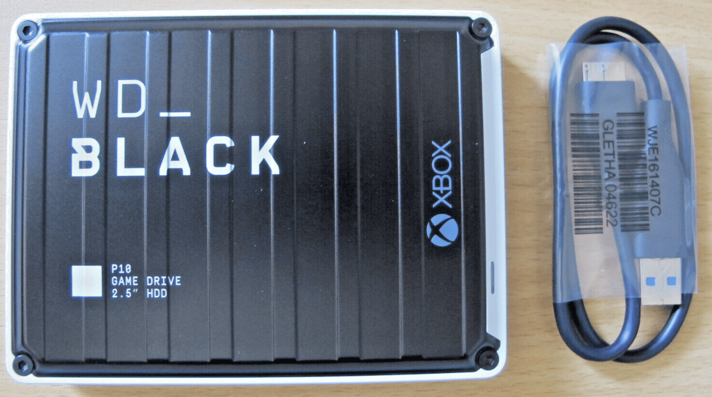 Western Digital Black P10 5TB 2.5" External HDD Microsoft Xbox WD - MagsTag