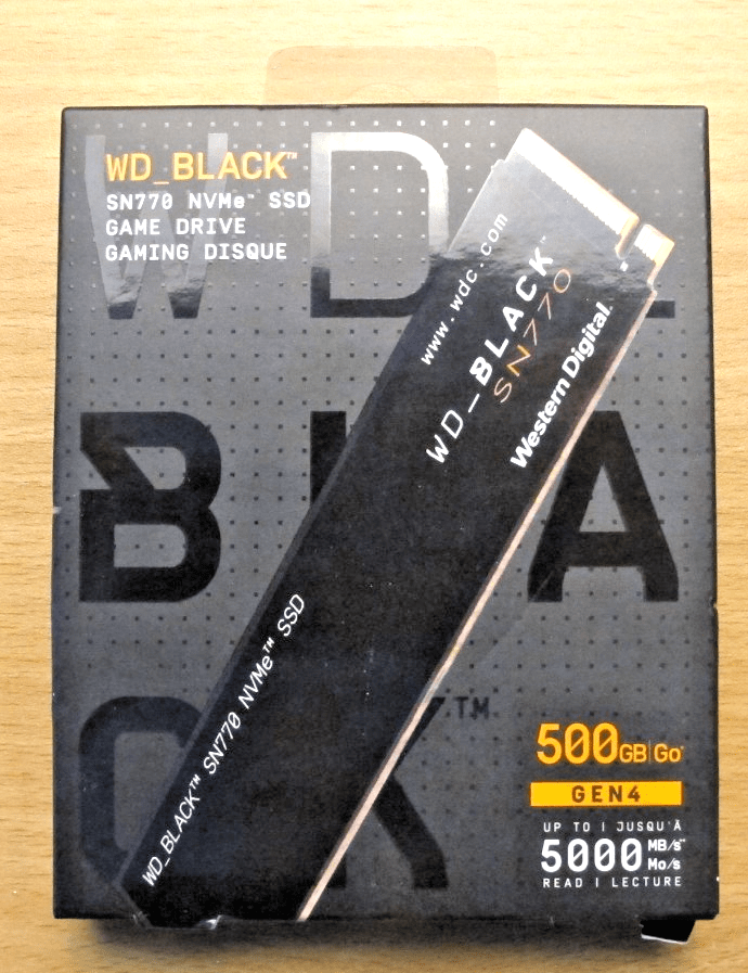 Western Digital WD_BLACK SN770 500GB M.2 NVMe Internal SSD (WDS500G3X0E) - MagsTag