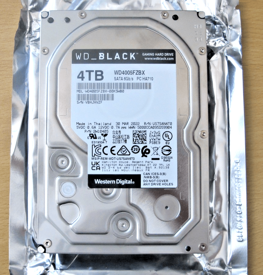 Western Digital (WDBSLA0040HNCNRSN) 3.5 GAMING HARD DRIVE New Open Box - MagsTag