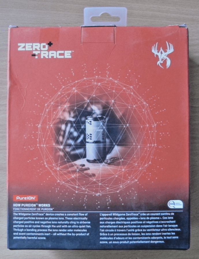 Wildgame Innovations ZeroTrace Charge Portabale Ion Unit Scent Elimination - MagsTag