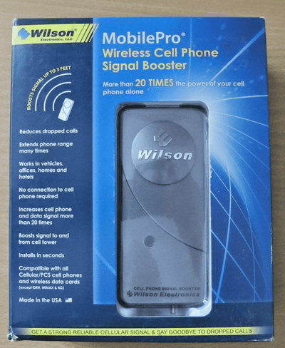 Wilson MobilePro Cell Phone Dual‑Band Signal Booster (801242) - MagsTag