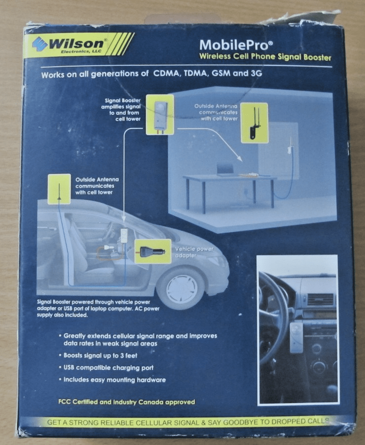 Wilson MobilePro Cell Phone Dual‑Band Signal Booster (801242) - MagsTag