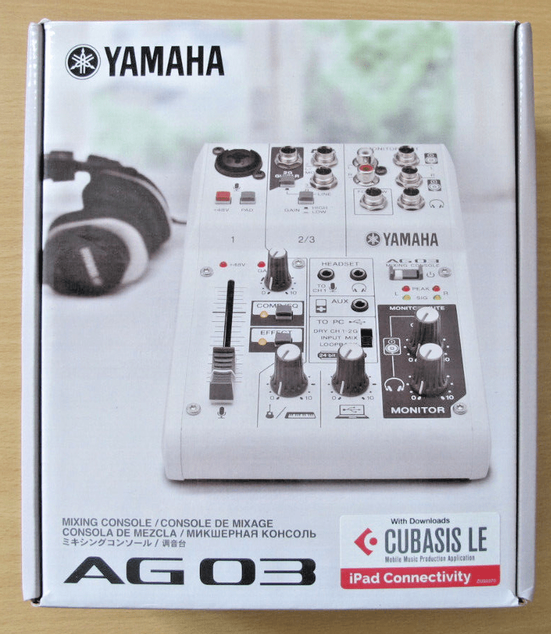 Yamaha AG03 3 - Channel Mixer USB Audio Interface Console Open Box - MagsTag