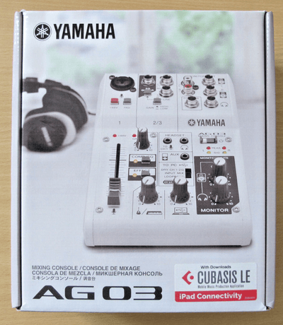 Yamaha AG03 3 - Channel Mixer USB Audio Interface Console Open Box - MagsTag