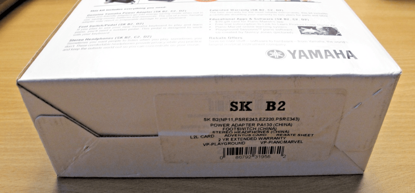 Yamaha Survival Kit B2 for PSRE263 PSRE363 NP12 EW300 - MagsTag