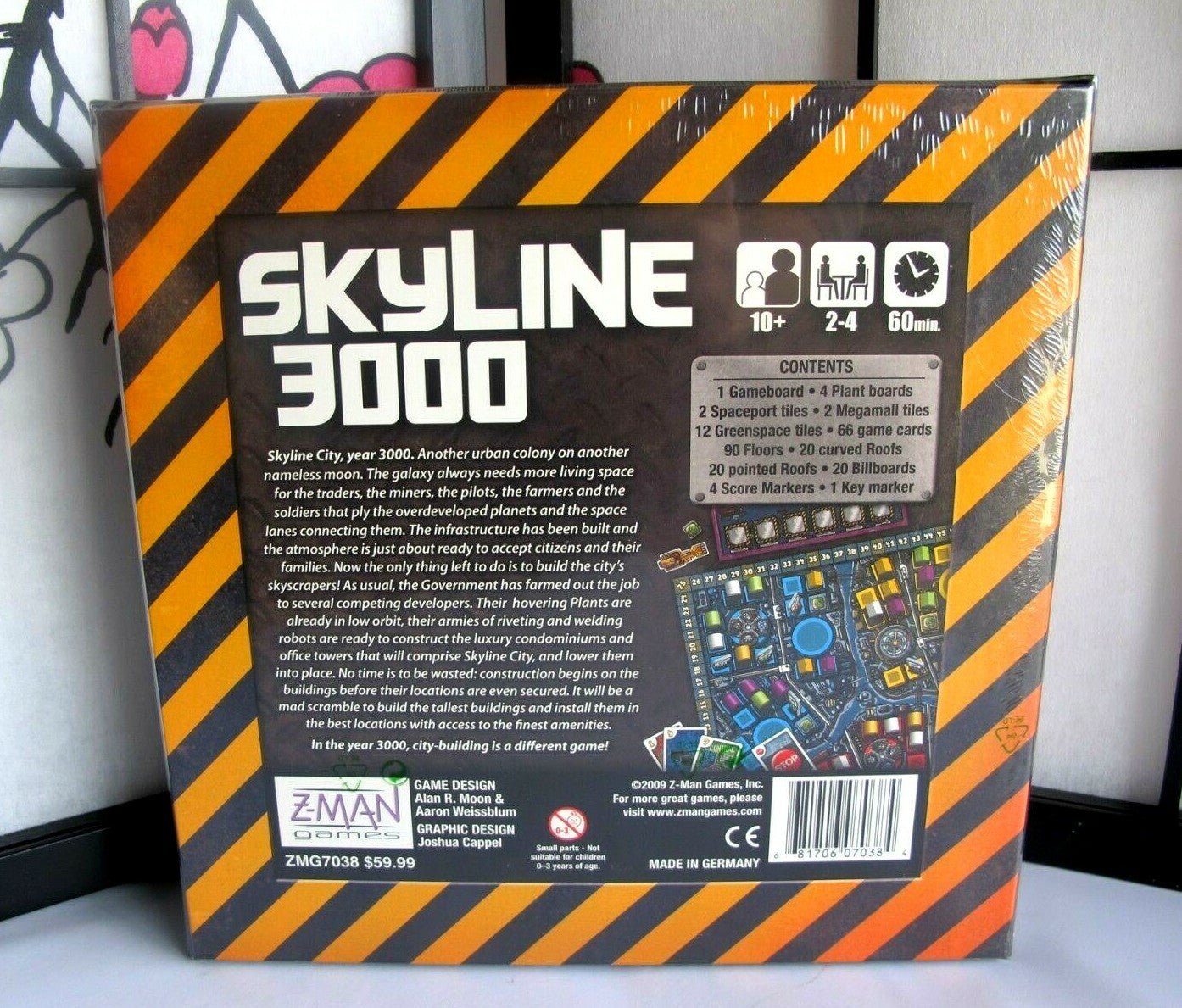 Z - Man Games Skyline 3000 Board Game Ages 10+ - 2 - 4 Players - MagsTag