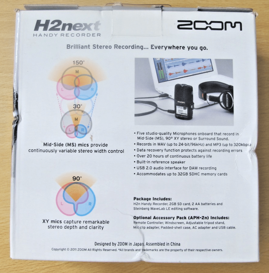 Zoom H2n Handy Recorder Portable Digital Audio Recorder 16GB SD Card USB - MagsTag