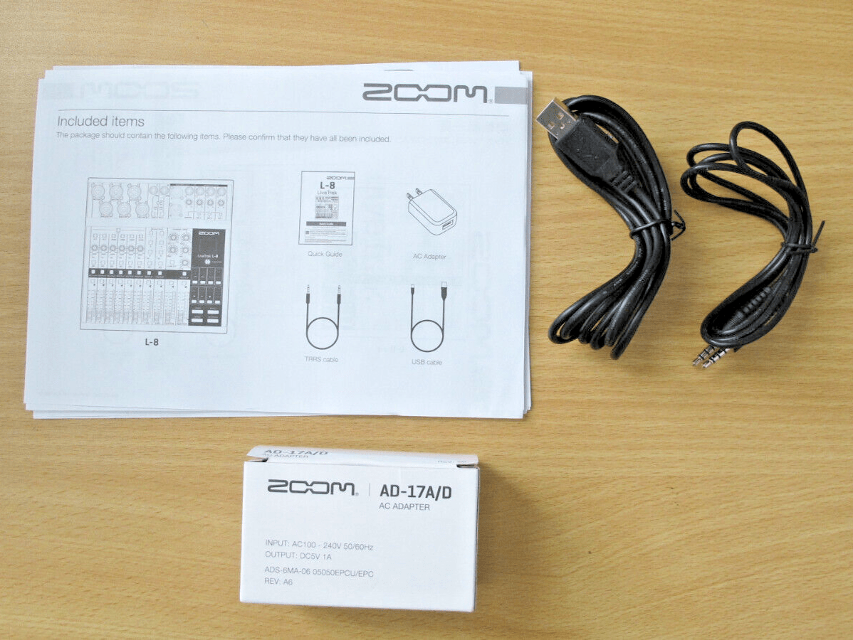 Zoom LiveTrak L - 8 Podcast Digital Mixer/Recorder Black Open Box - MagsTag