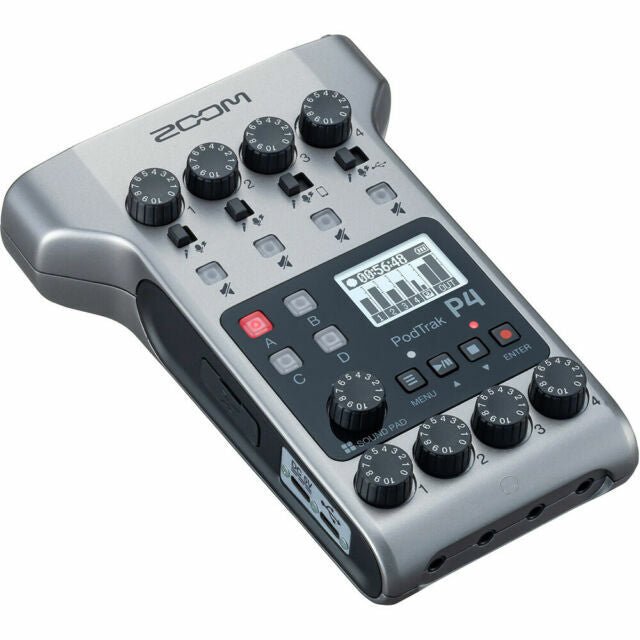 ZOOM ZP4 PodTrak P4 Podcast Recorder Audio Interface Open Box Unused - MagsTag