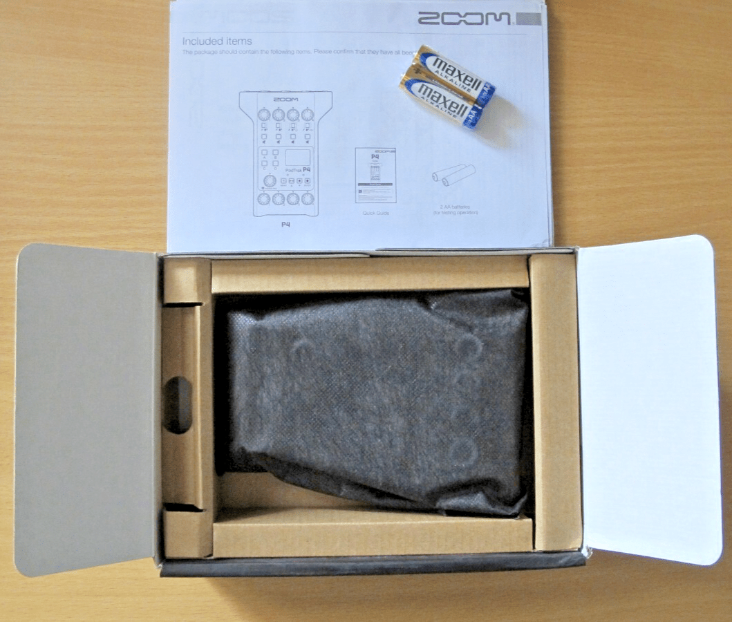 ZOOM ZP4 PodTrak P4 Podcast Recorder Audio Interface Open Box Unused - MagsTag