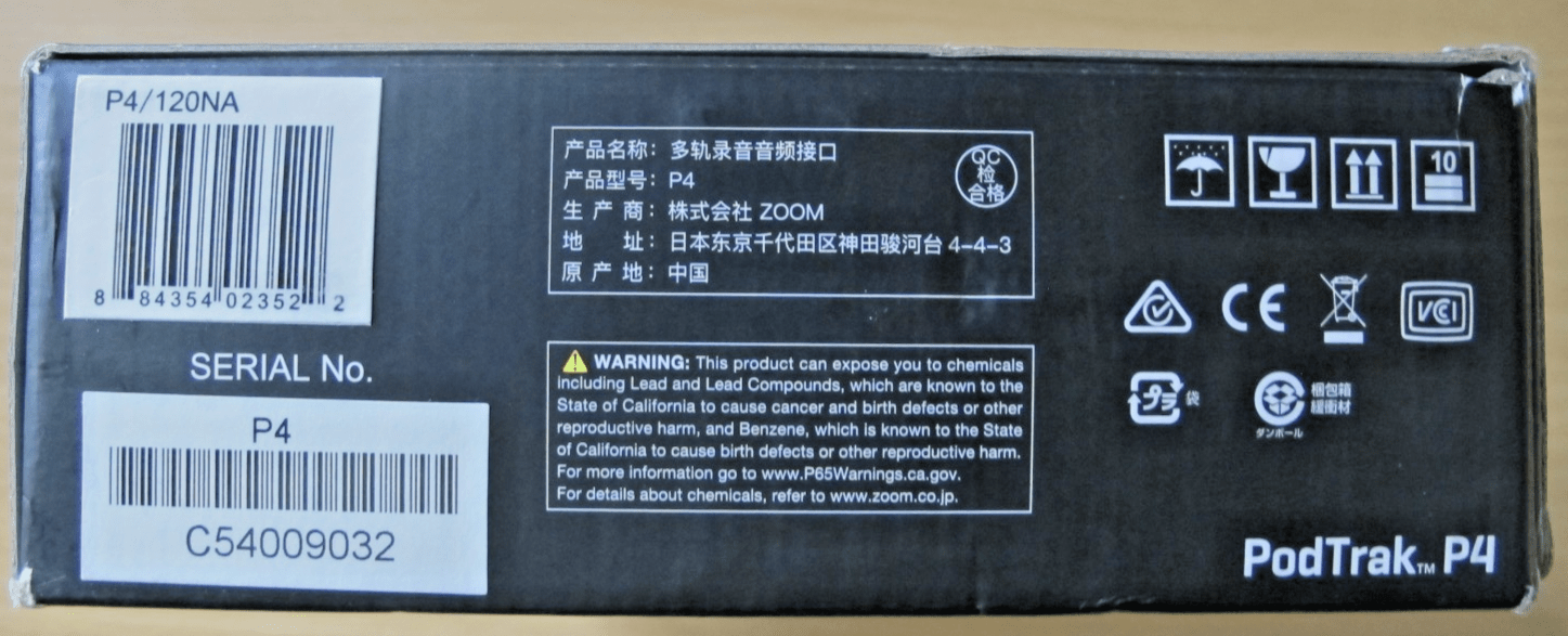 ZOOM ZP4 PodTrak P4 Podcast Recorder Audio Interface Open Box Unused - MagsTag
