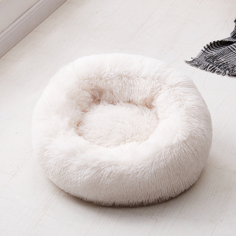 Dog Long Plush Dounts Bed