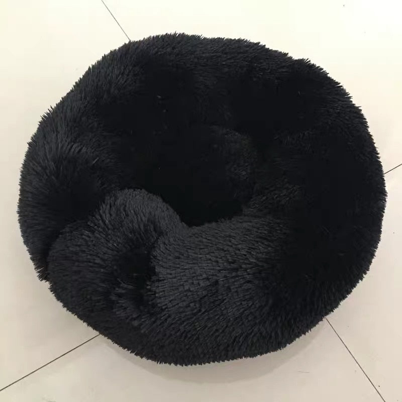 Dog Long Plush Dounts Bed