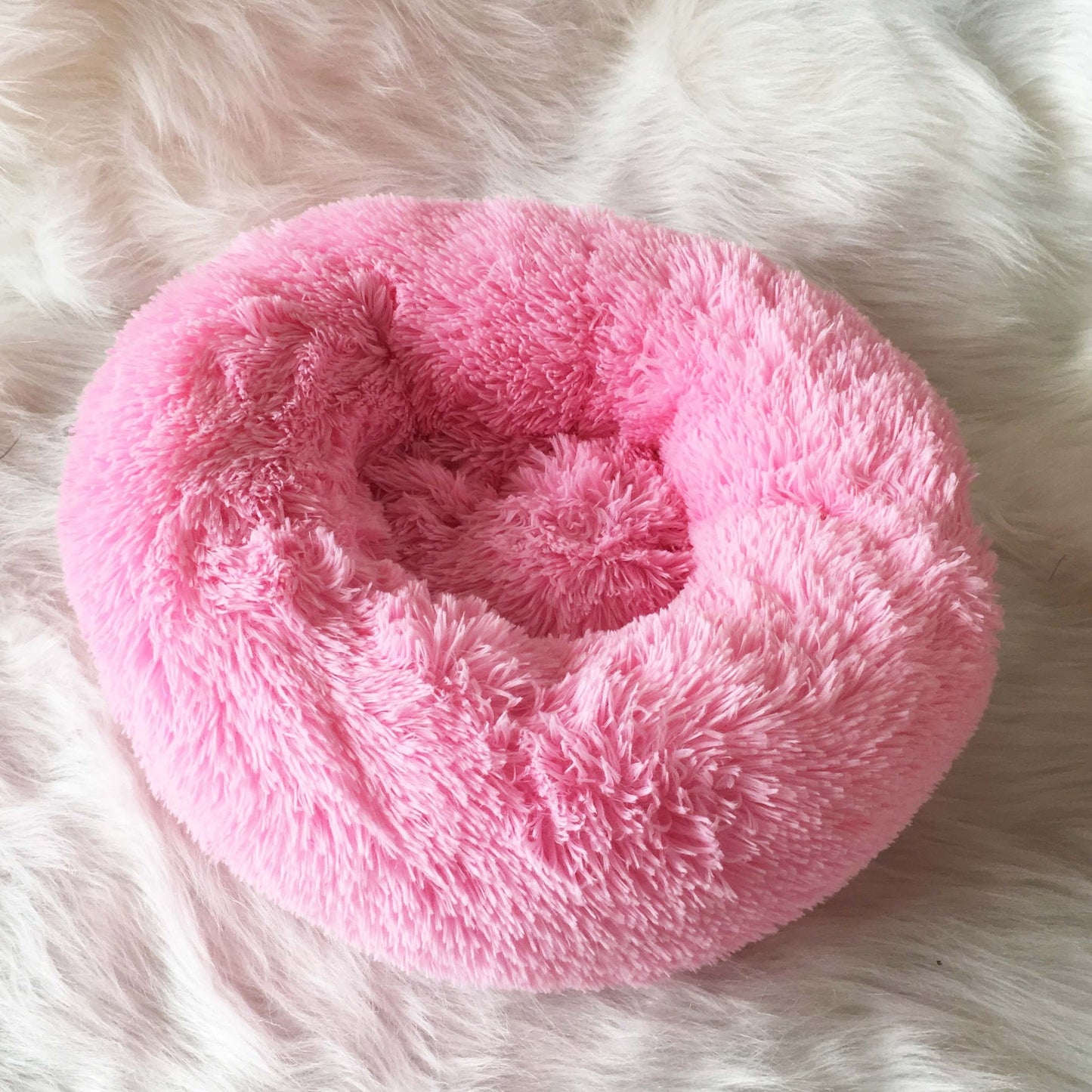 Dog Long Plush Dounts Bed