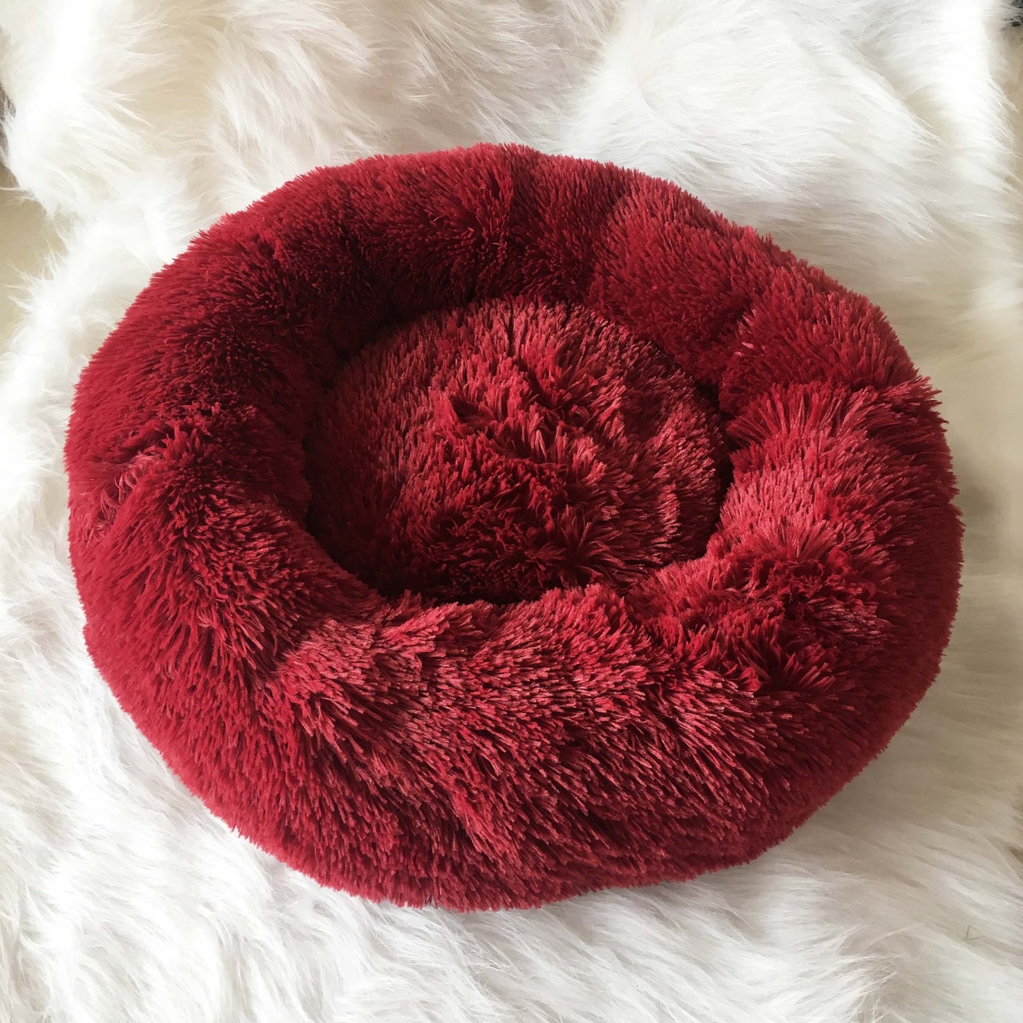 Dog Long Plush Dounts Bed