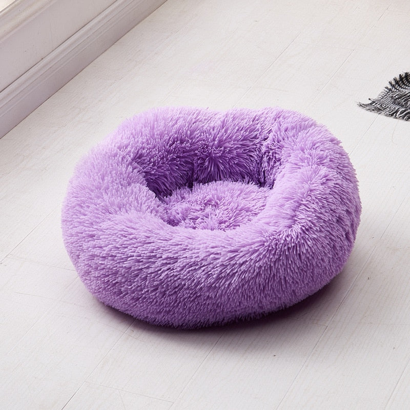 Dog Long Plush Dounts Bed