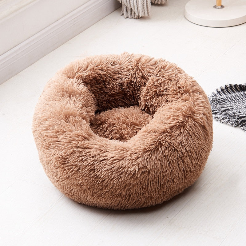 Dog Long Plush Dounts Bed