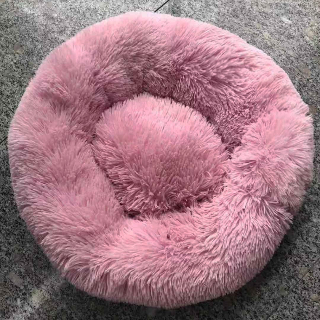 Dog Long Plush Dounts Bed