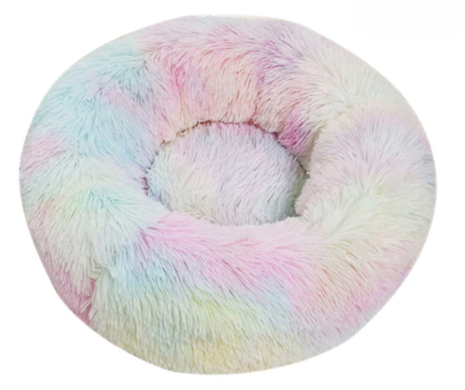Dog Long Plush Dounts Bed