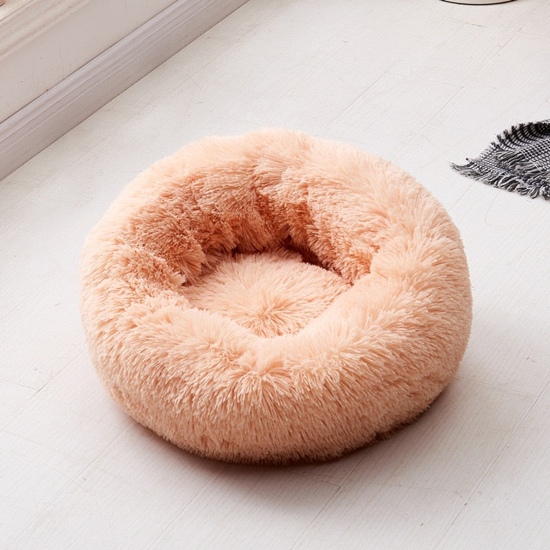 Dog Long Plush Dounts Bed
