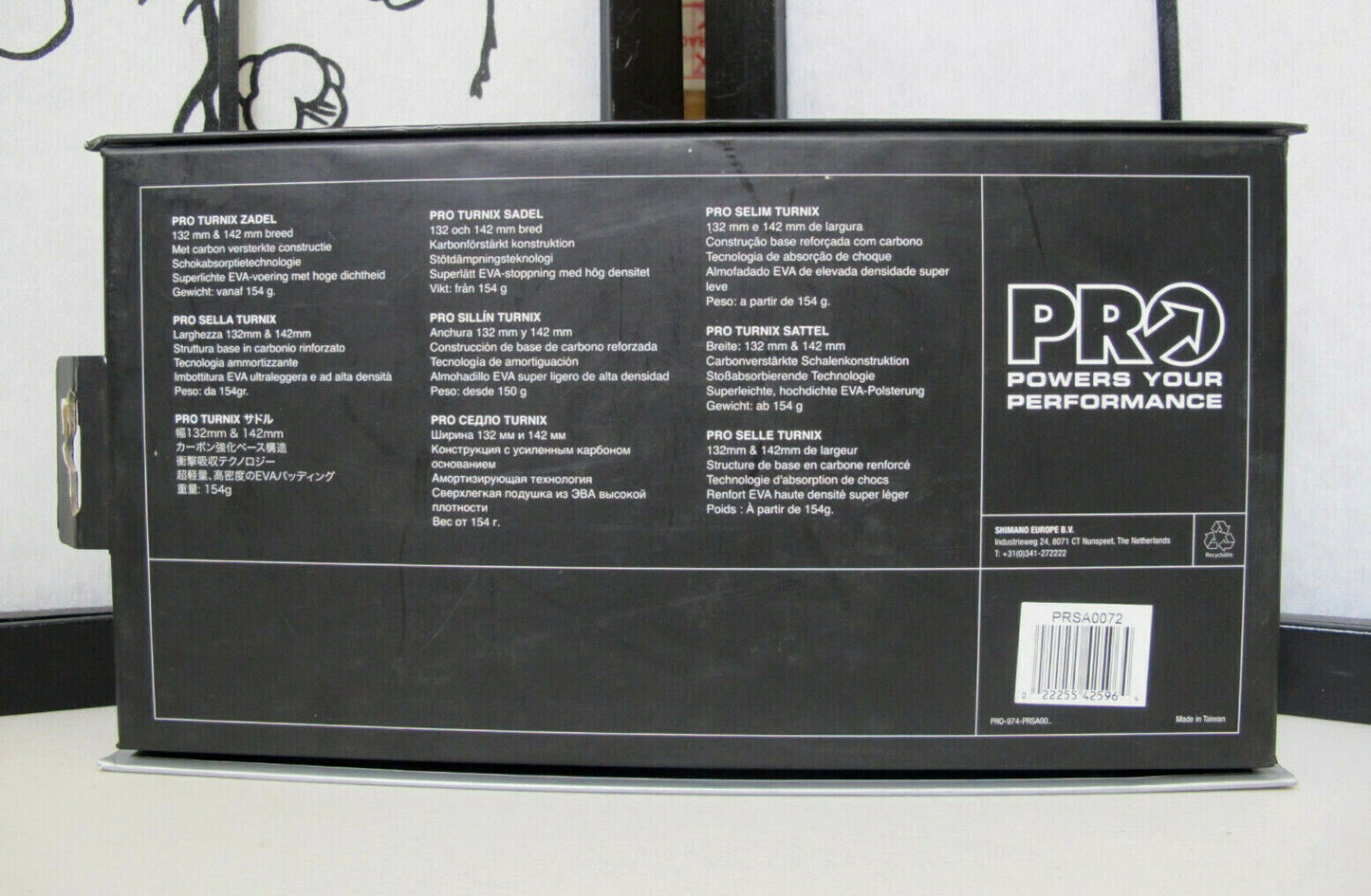 Shimano PRO Turnix Hollow Ti Rails Saddle 142MM