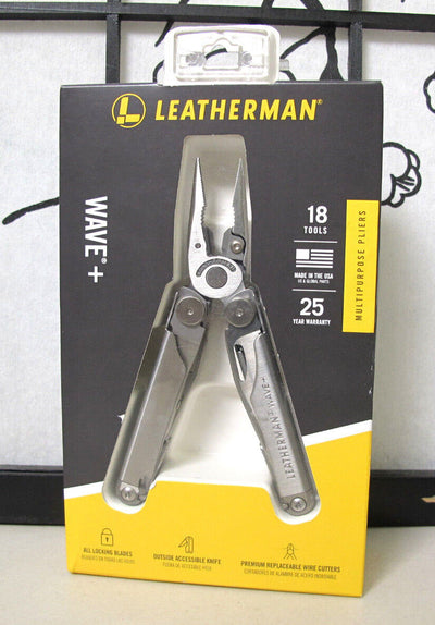 Leatherman Wave Plus 18-In-1 Stainless Steel Multi-Tool