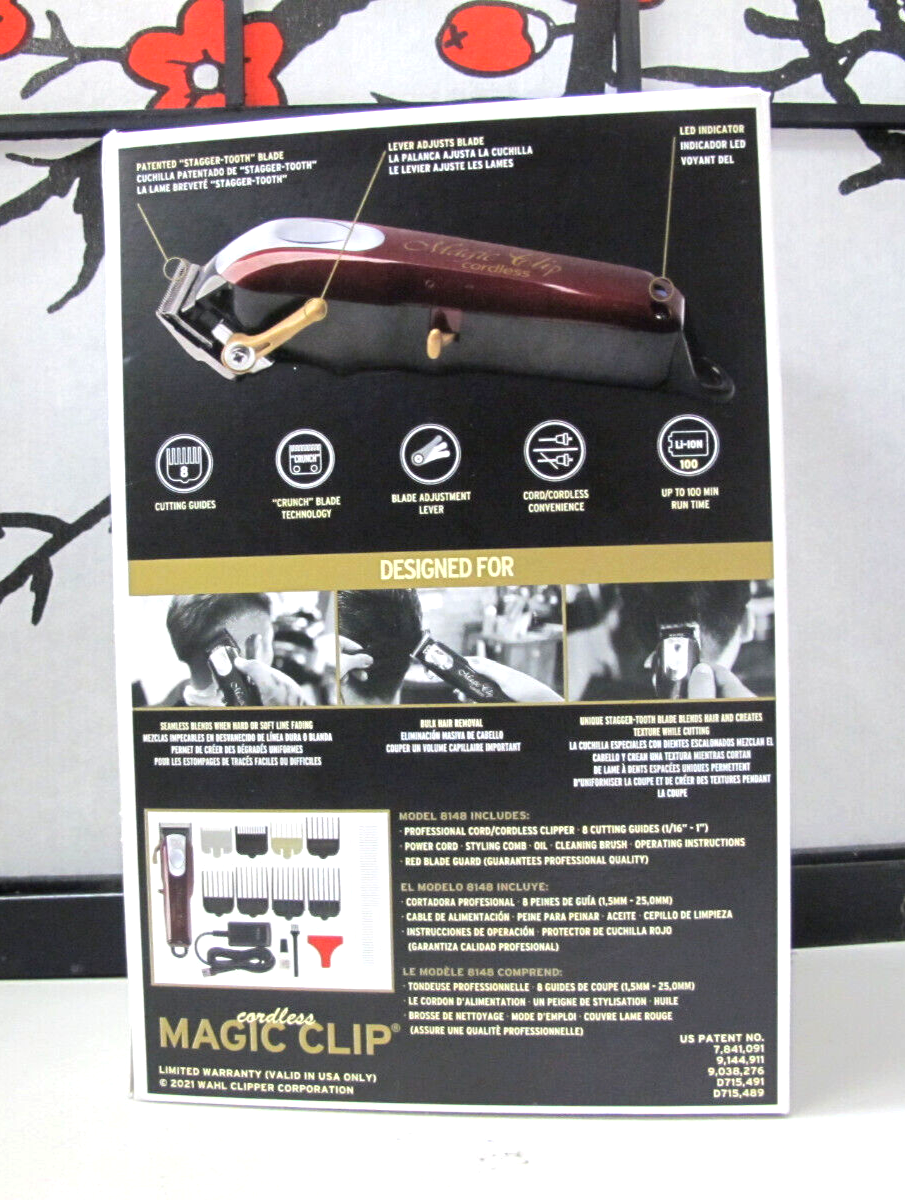 Wahl Professional 5 Star Cordless Magic Clip Hair Clipper
